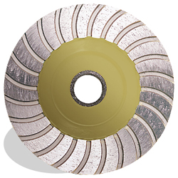 5/8"-11 P2 PRO-V 4" Double Row Cup Diamond Grinding Wheel Pearl Abrasive Co 